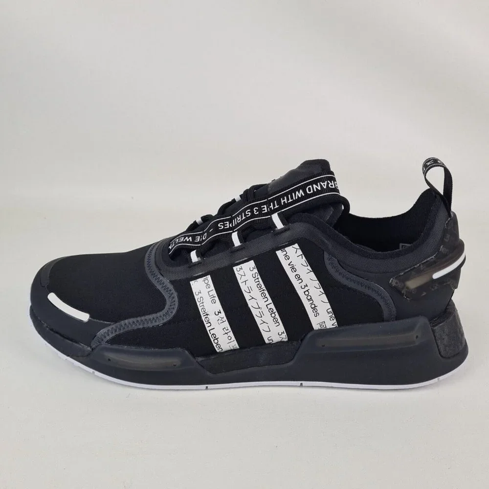 Adidas NMD V3 Black FZ5964 Men Sneakers Mesh Running Athletic Shoes - Picture 1 of 11